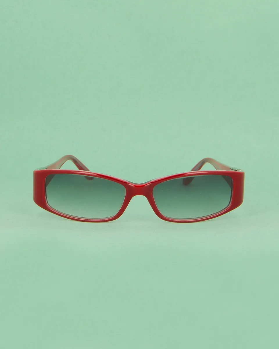 lacoste-8054-lunettes-de-soleil-rouges-rectangulaires image 1