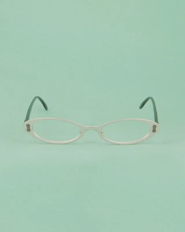 boz-ana-s-lunettes-de-vue-ovale-argent-sans-verres image 1