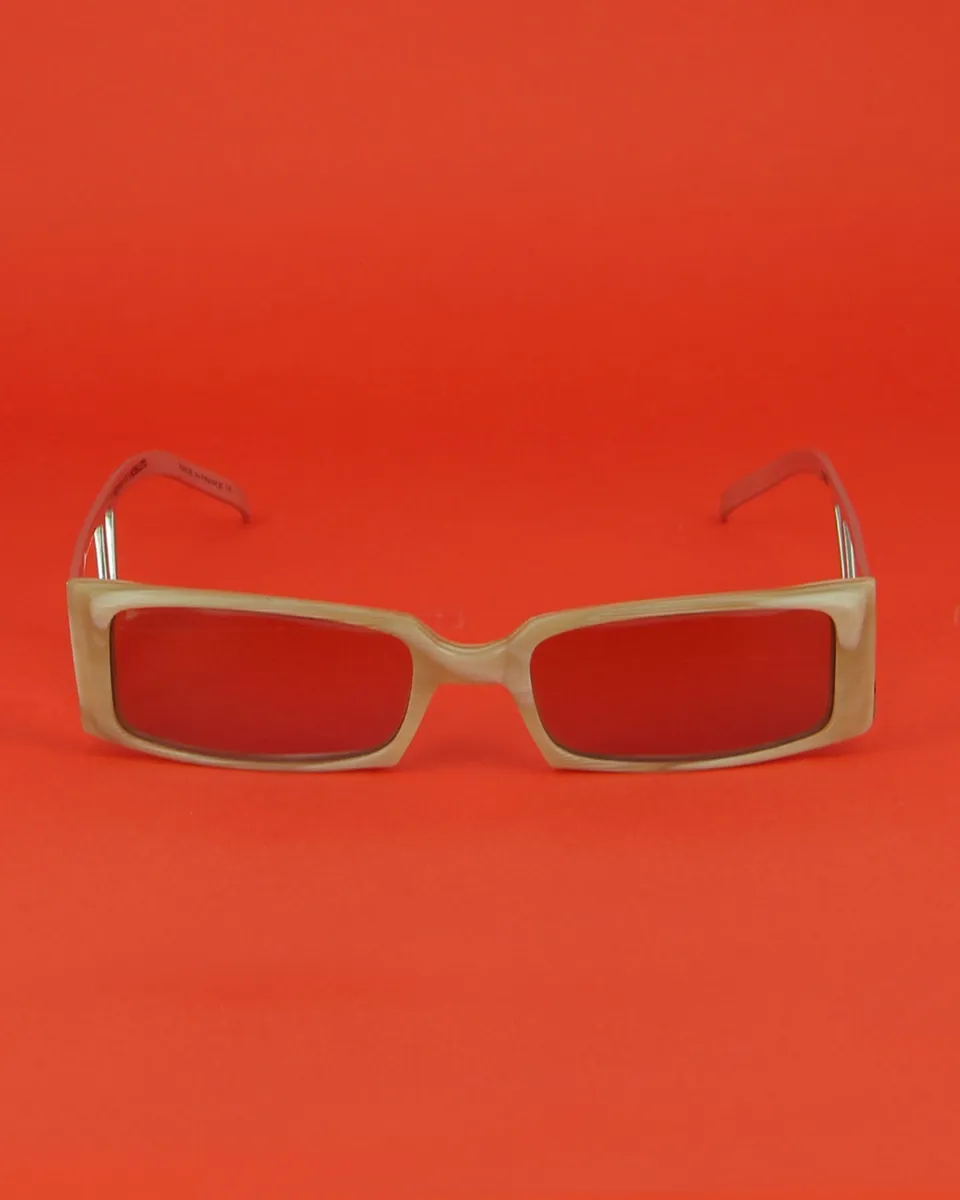 noda-paris-lunettes-de-soleil-beige-ac-tate-vintage image 1
