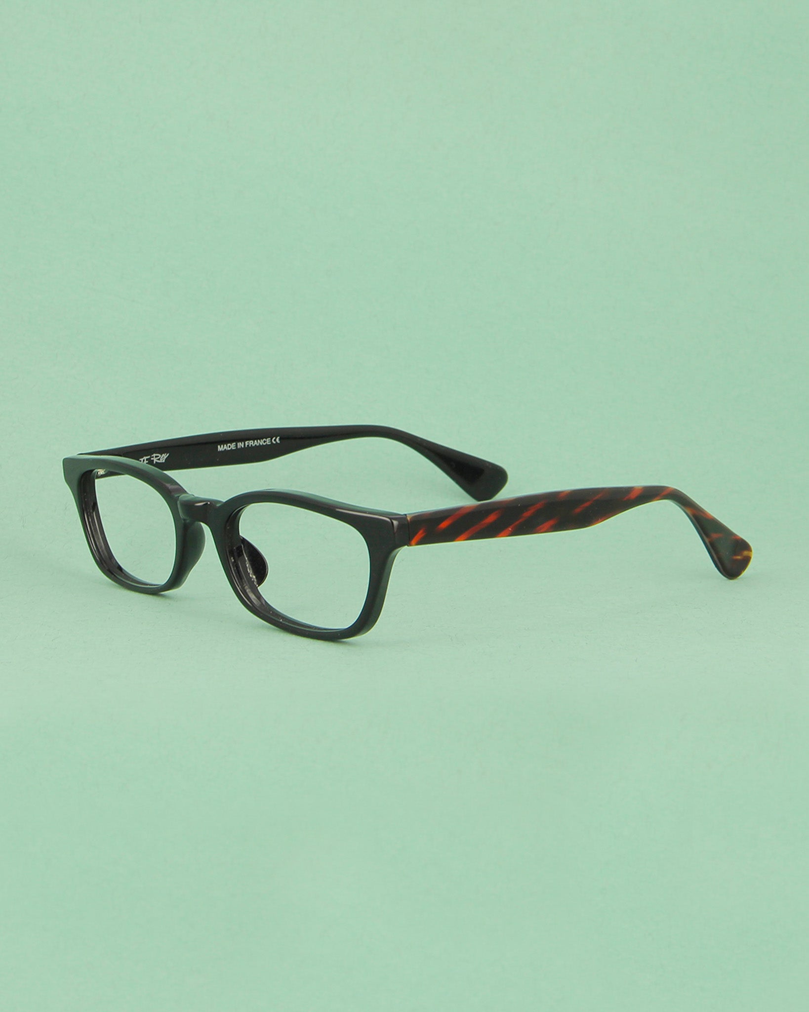 jf-rey-22-lunettes-de-vue-carr-es-noires-mat image 2