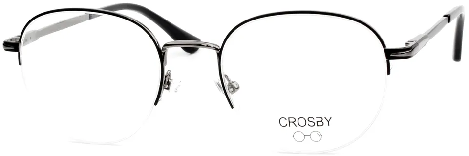 arthur-sc0169-lunettes-de-vue-m-tal-noir-or-marron-ronde image 1