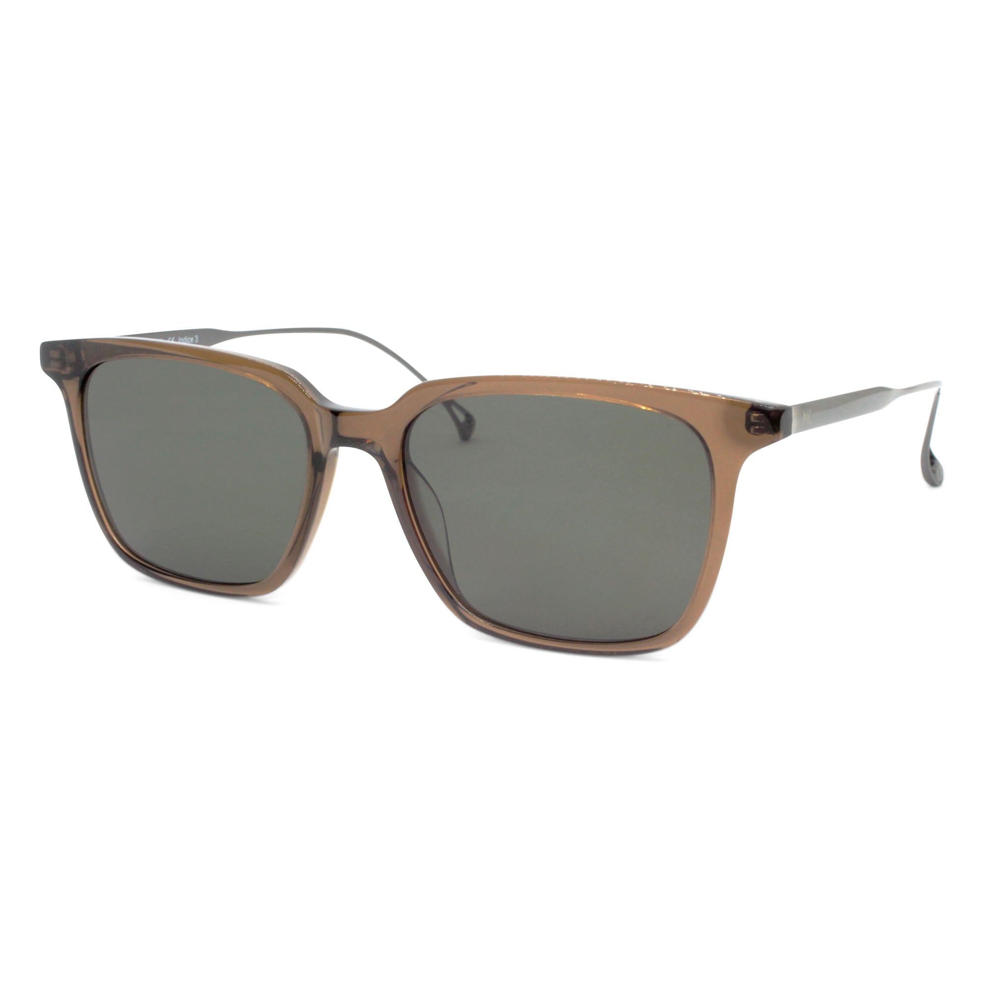 f-lix-me0010s-lunettes-de-soleil-marron-rectangulaires image 1