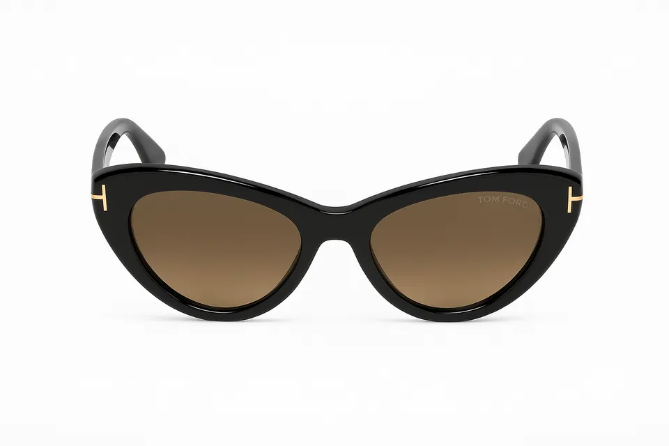 tom-ford-tf123-lunettes-de-soleil-noir-il-de-chat-femme image 1