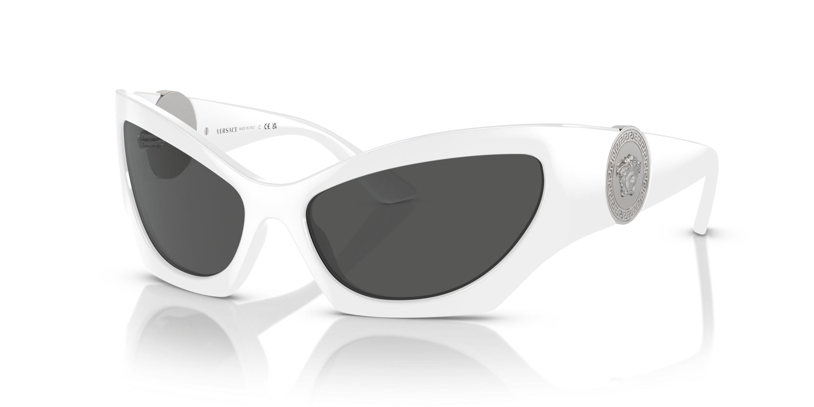 versace-ve4450-lunettes-de-soleil-oversize-blanc image 1