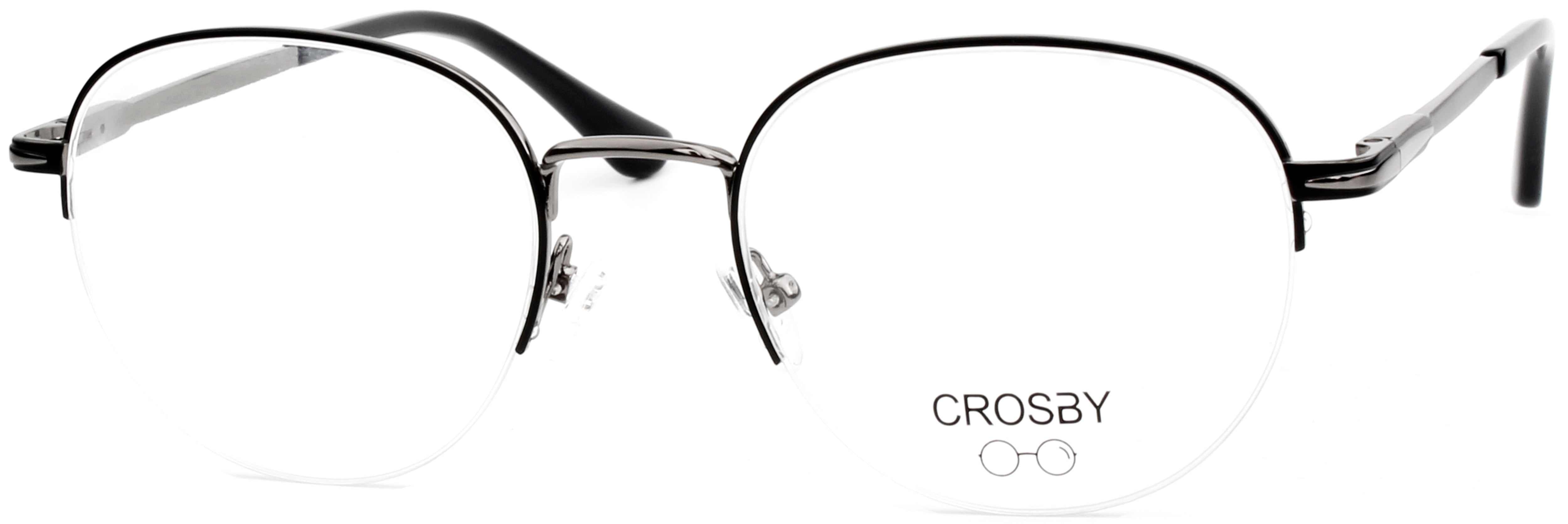 arthur-sc0169-lunettes-de-vue-m-tal-noir-or-marron-ronde image 1