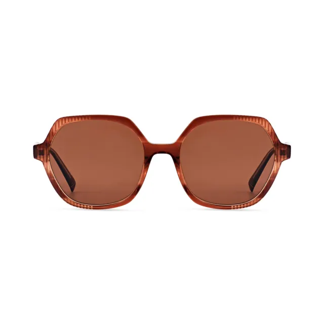 morel-bora-bora-3-sun-lunettes-de-soleil-marron-carr-e-femme image 1