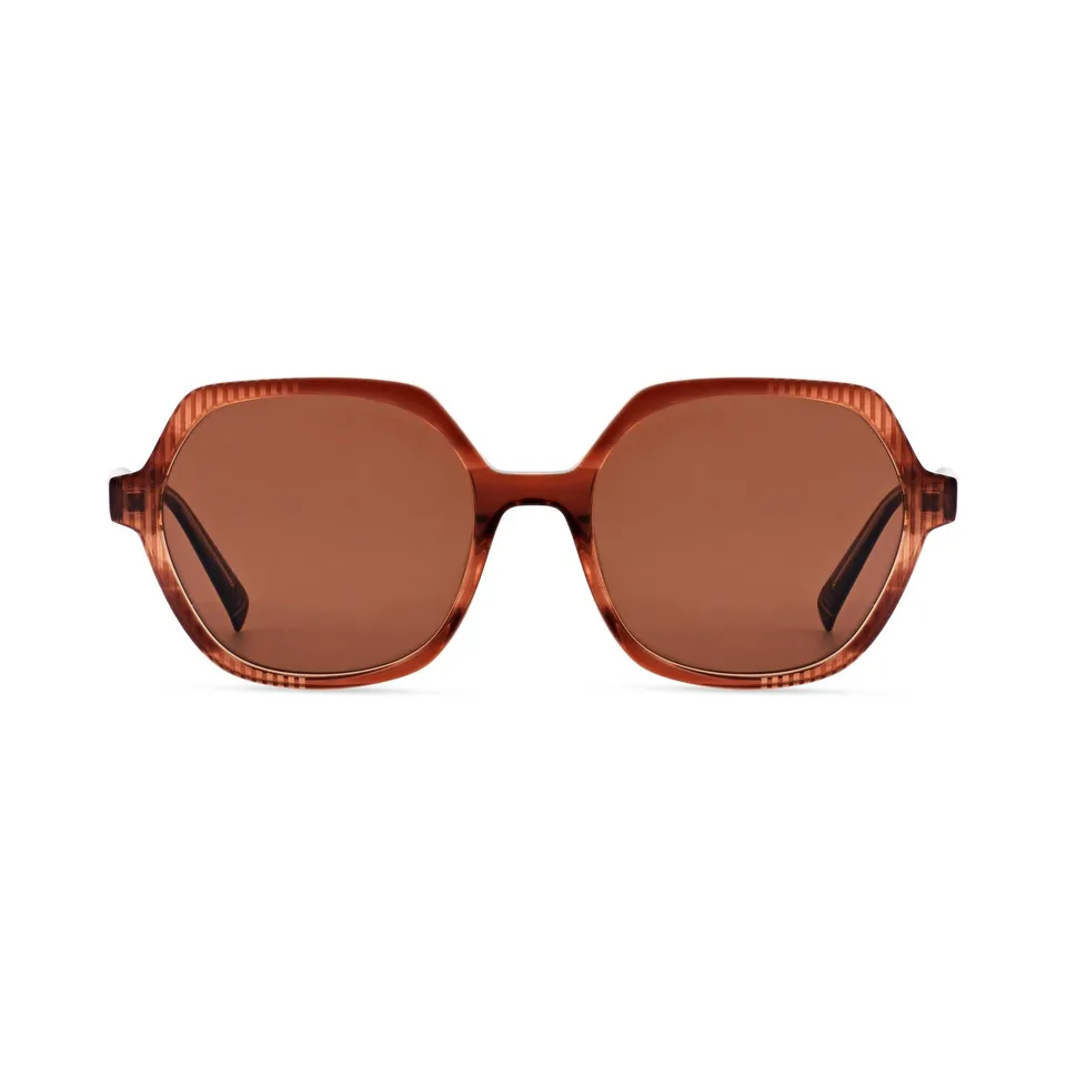 morel-bora-bora-3-sun-lunettes-de-soleil-marron-carr-e-femme image 1