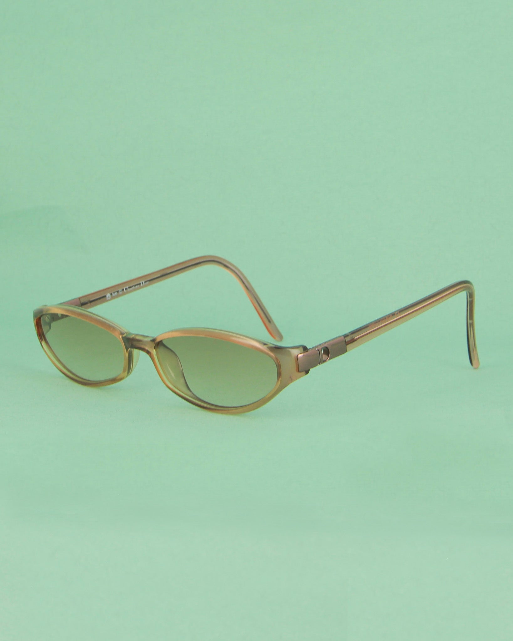dior-3043-lunettes-de-vue-beige-ovale-cat-eye-femme image 2