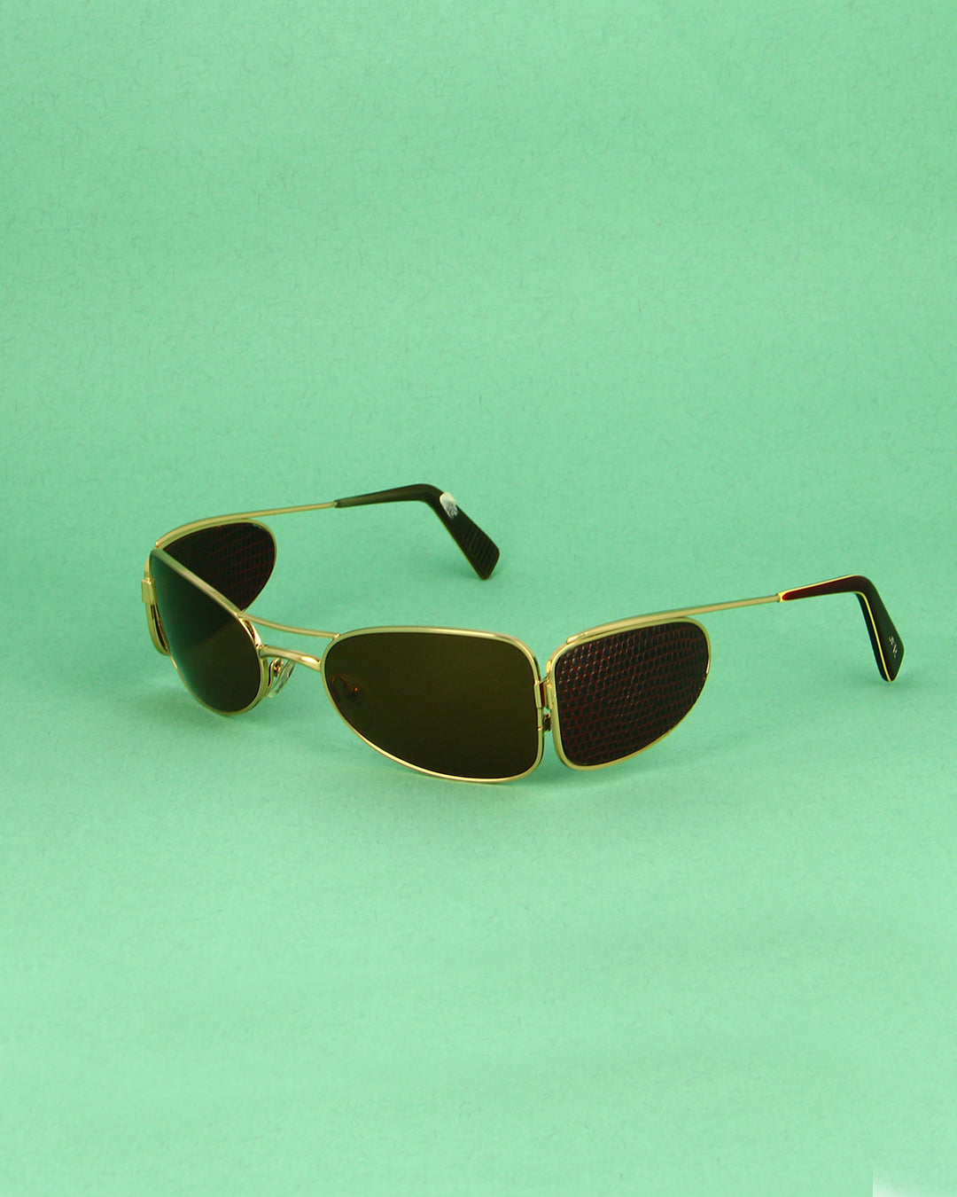 jf-rey-643-lunettes-de-soleil-dor-cuir-bordeaux image 3