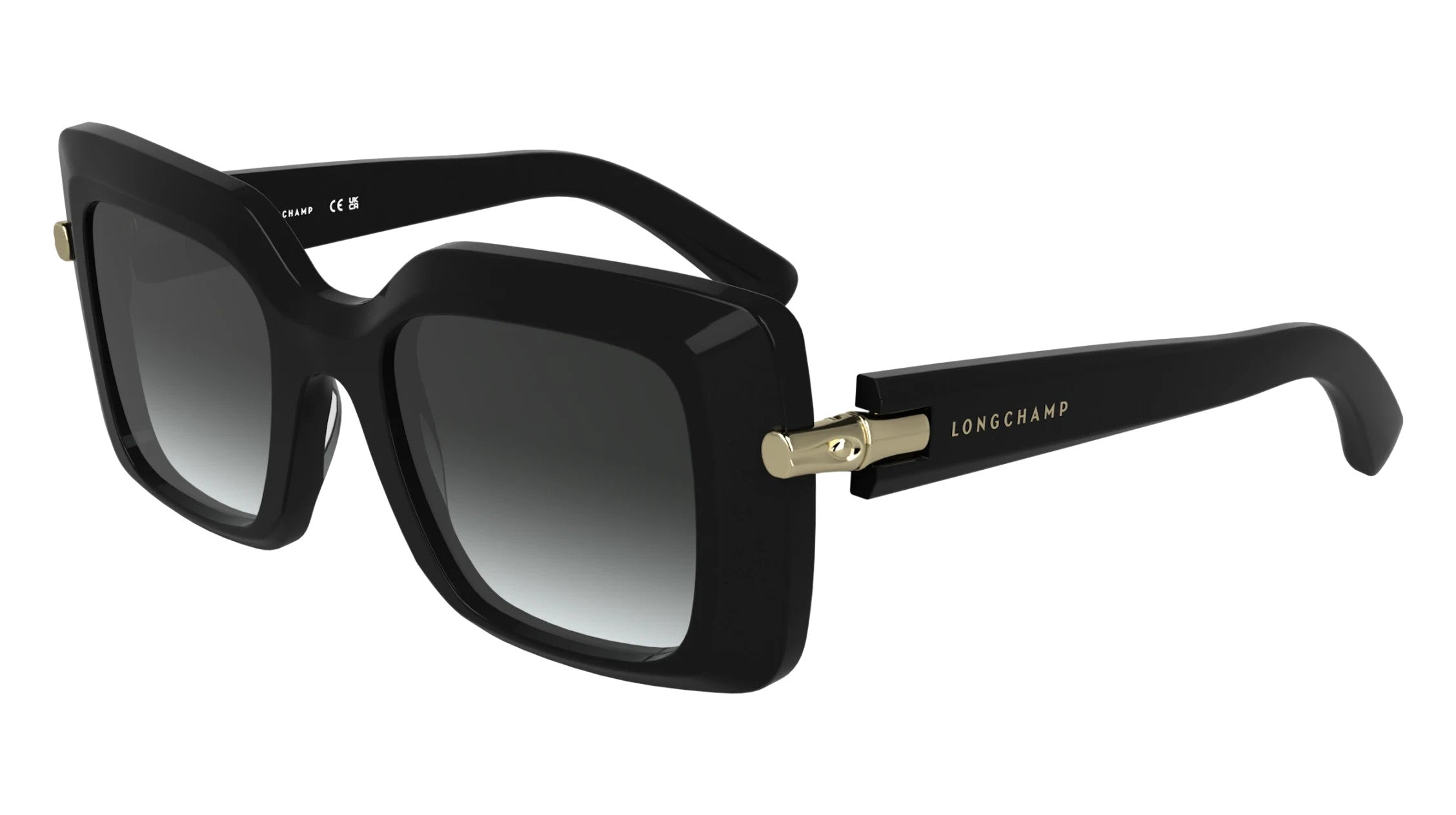 longchamp-lo776s-lunettes-de-soleil-noir-carr-oversize image 1