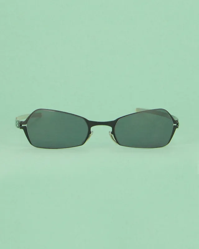 ici-berlin-cem-lunettes-de-soleil-noir-m-tal-rectangulaire image 1