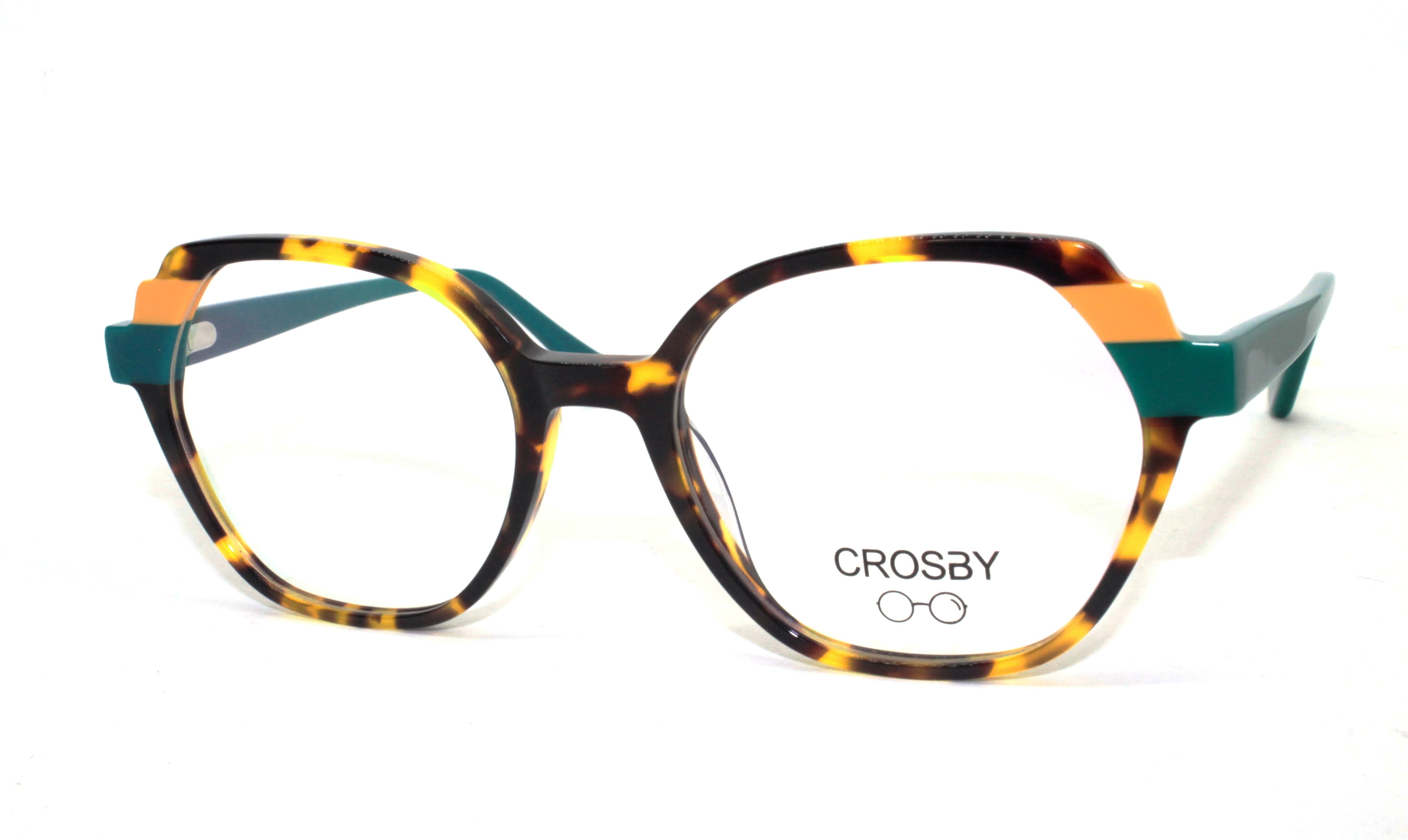 crosby-beck-rb0016-lunettes-de-vue-tortoise-ronde image 1