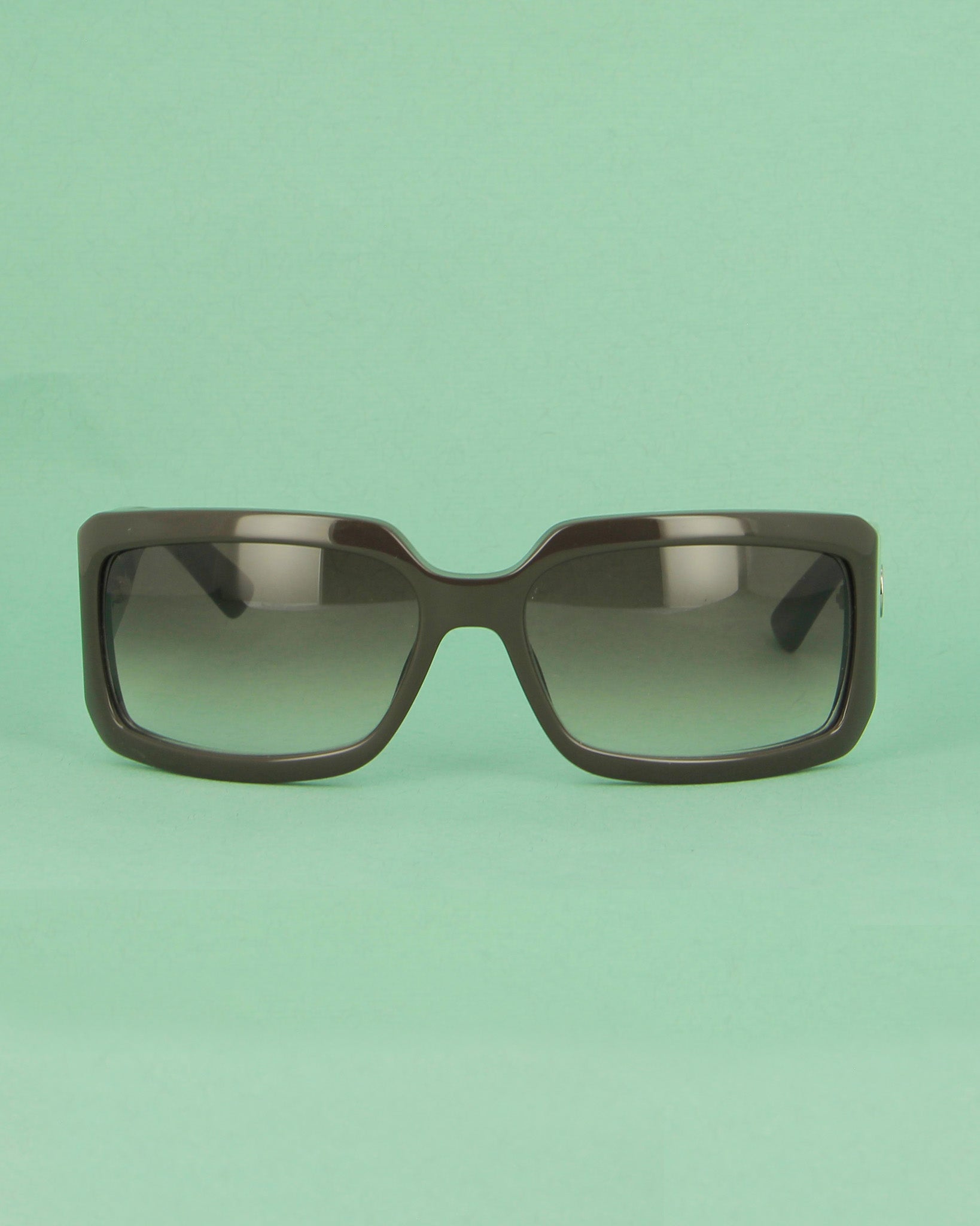 gucci-2593-monture-optique-rectangle-taupe-ac-tate image 1