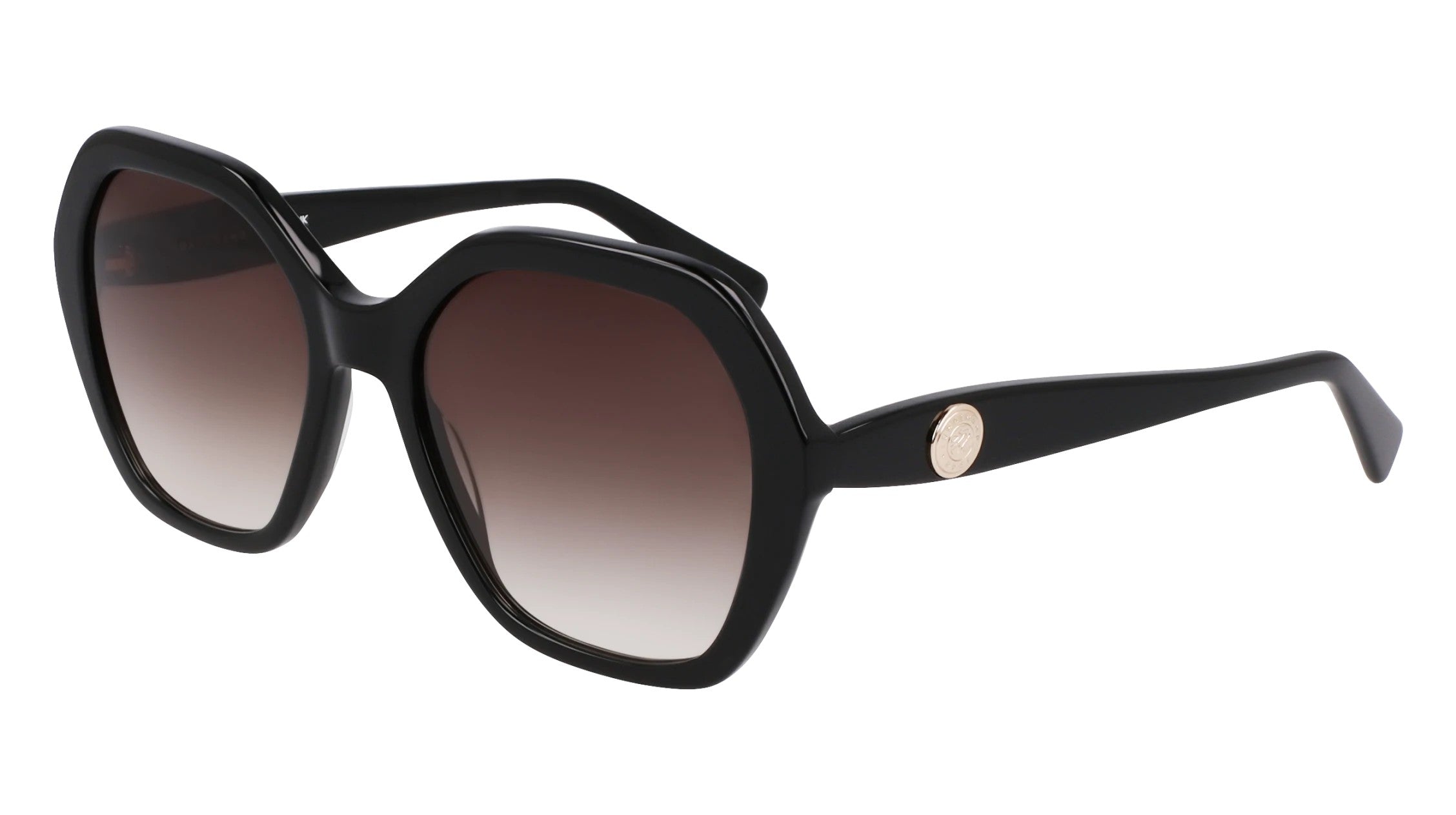 longchamp-lo759s-lunettes-de-soleil-noir-femme-papillon image 1
