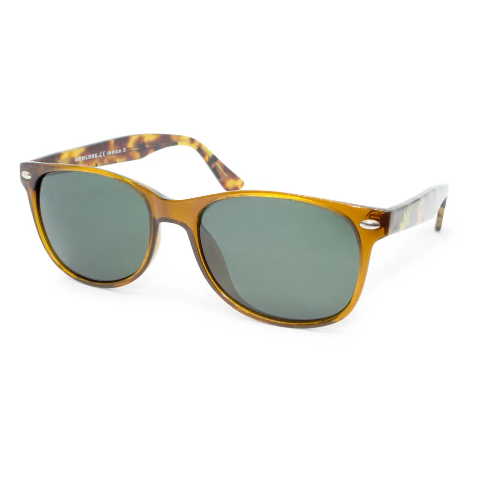 newlook-harley-in0007sn-lunettes-soleil-mixte-marron-carr-e image 1