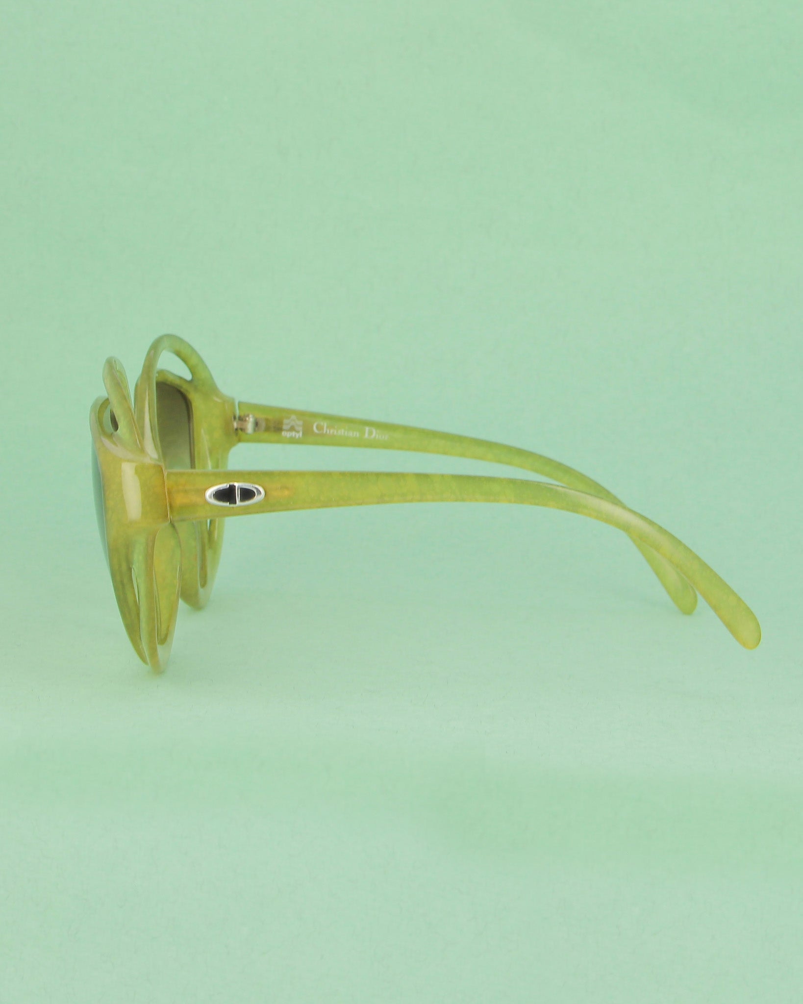 christian-dior-2027-lunettes-de-vue-vert-oversize-femme image 4