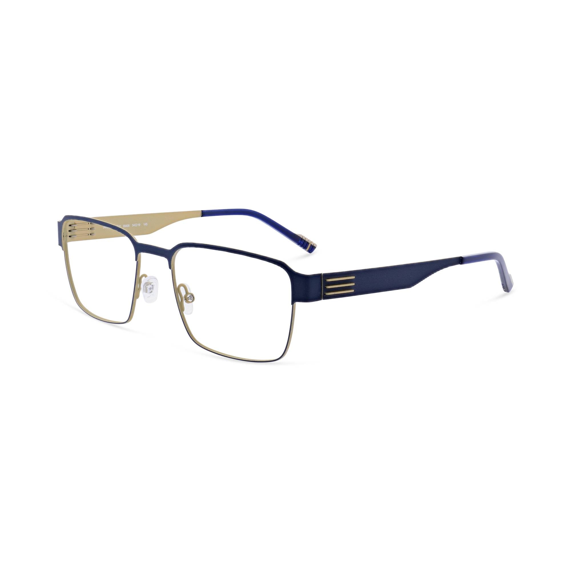 morel-pythagore-2-monture-optique-bm06-bleu-54-homme-inox image 2
