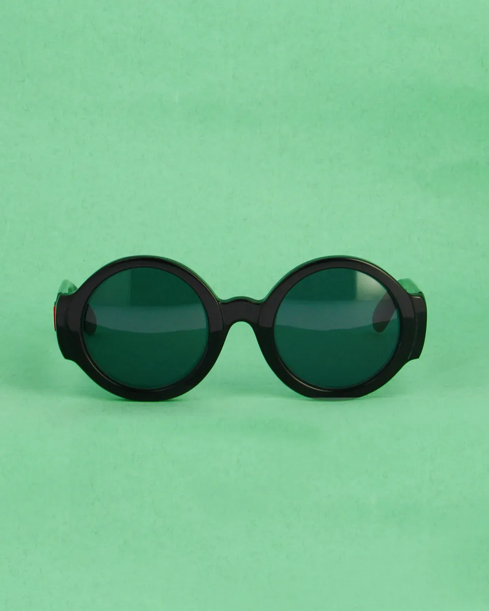 patrick-kelly-pop-corn-lunettes-de-soleil-noires image 1